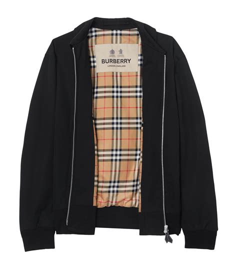 harrington black burberry|burberry harrington jacket men's.